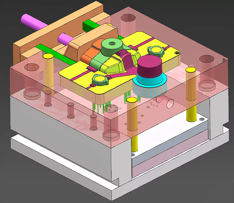 the whole design of the die casting mold