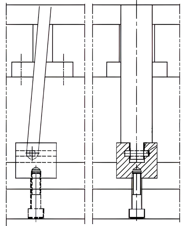 Through-pin structure lifter